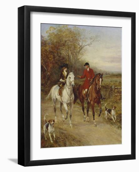 Drawing Cover-Heywood Hardy-Framed Giclee Print