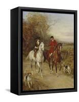Drawing Cover-Heywood Hardy-Framed Stretched Canvas