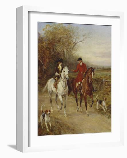 Drawing Cover-Heywood Hardy-Framed Giclee Print