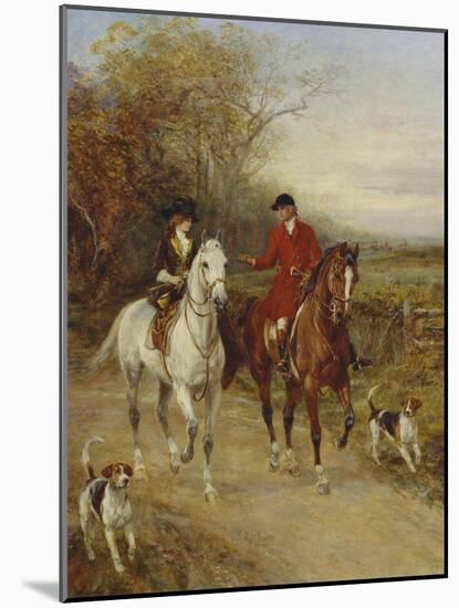 Drawing Cover-Heywood Hardy-Mounted Giclee Print