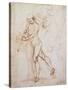 Drawing, Flagman-Raphael-Stretched Canvas