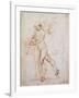 Drawing, Flagman-Raphael-Framed Art Print