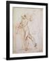 Drawing, Flagman-Raphael-Framed Art Print