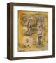 Drawing for Sculpture: Two Women, 1939-Henry Moore-Framed Giclee Print