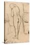 Drawing for Standing Nude, C.1879-Mary Cassatt-Stretched Canvas