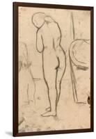 Drawing for Standing Nude, C.1879-Mary Cassatt-Framed Giclee Print