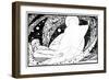 Drawing for the Book of Job, 1913-Robert Traill Rose-Framed Giclee Print