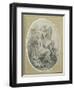 Drawing for the Frontispiece of 'The Botanic Garden', by Erasmus Darwin (1731-1802)-Henry Fuseli-Framed Premium Giclee Print