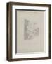 Drawing for the Map of the Moon, 1794 (Pencil on Paper)-John Russell-Framed Premium Giclee Print