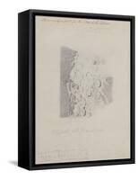 Drawing for the Map of the Moon, 1794 (Pencil on Paper)-John Russell-Framed Stretched Canvas