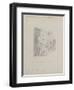 Drawing for the Map of the Moon, 1794 (Pencil on Paper)-John Russell-Framed Giclee Print