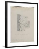 Drawing for the Map of the Moon, 1794 (Pencil on Paper)-John Russell-Framed Giclee Print