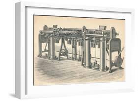 Drawing Frame, by Platt, Brothers & Co. Oldham, 1874-GB Smith-Framed Giclee Print