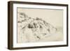 Drawing from an Album Titled 'The Basque Country', 1862-63-Odilon Redon-Framed Giclee Print