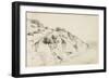 Drawing from an Album Titled 'The Basque Country', 1862-63-Odilon Redon-Framed Giclee Print