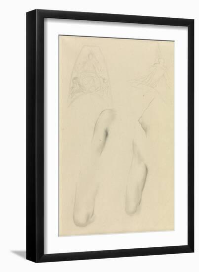 Drawing from the Female Form-George Frederick Watts-Framed Giclee Print