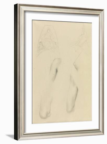 Drawing from the Female Form-George Frederick Watts-Framed Giclee Print