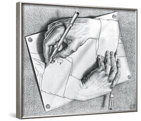 Drawing Hands-M^ C^ Escher-Framed Art Print