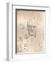 Drawing illustrating the theory of the proportions in the human figure, c1472-c1519 (1883)-Leonardo Da Vinci-Framed Giclee Print