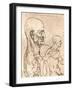 Drawing Illustrating the Theory of the Proportions of the Human Figure, C1472-C1519 (1883)-Leonardo da Vinci-Framed Giclee Print