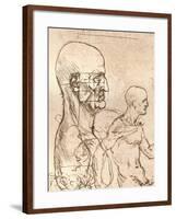 Drawing Illustrating the Theory of the Proportions of the Human Figure, C1472-C1519 (1883)-Leonardo da Vinci-Framed Giclee Print