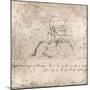 Drawing illustrating the theory of the proportions of the human figure, c1472-c1519 (1883)-Leonardo Da Vinci-Mounted Giclee Print