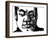 Drawing Illustration of Wise Man Face-Igor Zakowski-Framed Art Print