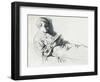 Drawing in Sanguine, C20th Century (1932)-William Newenham Montague Orpen-Framed Giclee Print