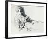 Drawing in Sanguine, C20th Century (1932)-William Newenham Montague Orpen-Framed Giclee Print