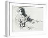 Drawing in Sanguine, C20th Century (1932)-William Newenham Montague Orpen-Framed Giclee Print