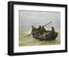 Drawing in the Catch-Georges Jean Marie Haguette-Framed Giclee Print