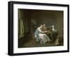 Drawing Lesson-Louis Moritz-Framed Art Print