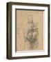 Drawing, Madonna and Child at two thirds figure-Raphael-Framed Art Print