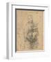 Drawing, Madonna and Child at two thirds figure-Raphael-Framed Art Print