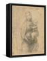 Drawing, Madonna and Child at two thirds figure-Raphael-Framed Stretched Canvas