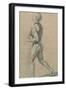 Drawing, Male Nude Walking-Raphael-Framed Art Print