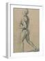 Drawing, Male Nude Walking-Raphael-Framed Art Print