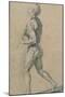 Drawing, Male Nude Walking-Raphael-Mounted Art Print