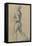 Drawing, Male Nude Walking-Raphael-Framed Stretched Canvas
