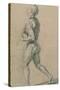 Drawing, Male Nude Walking-Raphael-Stretched Canvas