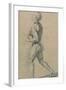 Drawing, Male Nude Walking-Raphael-Framed Art Print