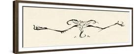 Drawing of a Demon-Arthur Rackham-Framed Premium Giclee Print