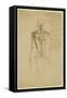 Drawing of a Man's Skeleton-James Ward-Framed Stretched Canvas