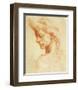 Drawing of a Woman-Michelangelo Buonarroti-Framed Premium Giclee Print