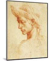 Drawing of a Woman-Michelangelo Buonarroti-Mounted Premium Giclee Print