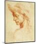 Drawing of a Woman-Michelangelo Buonarroti-Mounted Premium Giclee Print
