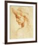 Drawing of a Woman-Michelangelo Buonarroti-Framed Premium Giclee Print