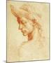 Drawing of a Woman-Michelangelo Buonarroti-Mounted Premium Giclee Print