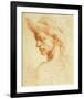 Drawing of a Woman-Michelangelo Buonarroti-Framed Premium Giclee Print