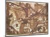 Drawing of an Imaginary Prison-Giovanni Battista Piranesi-Mounted Giclee Print